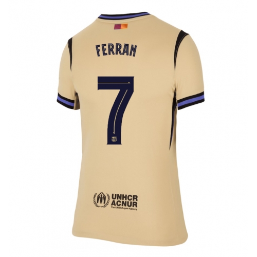 Billige Fotballdrakt Barcelona Ferran Torres #7 Replika Bortedrakt Dame 2025-26 Kortermet Billige Fotballdrakt Barcelona Ferran Torres #7 Replika Bortedrakt Dame 2025-26 Kortermet